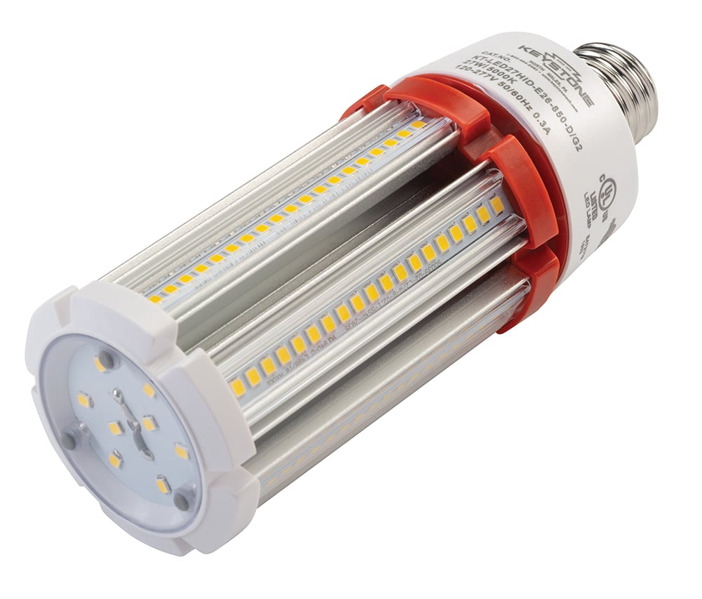 LED HID Replacement Lamp, 27W, E26 Base, 4000K, 120-277V Input, DirectDrive (Gen 2)