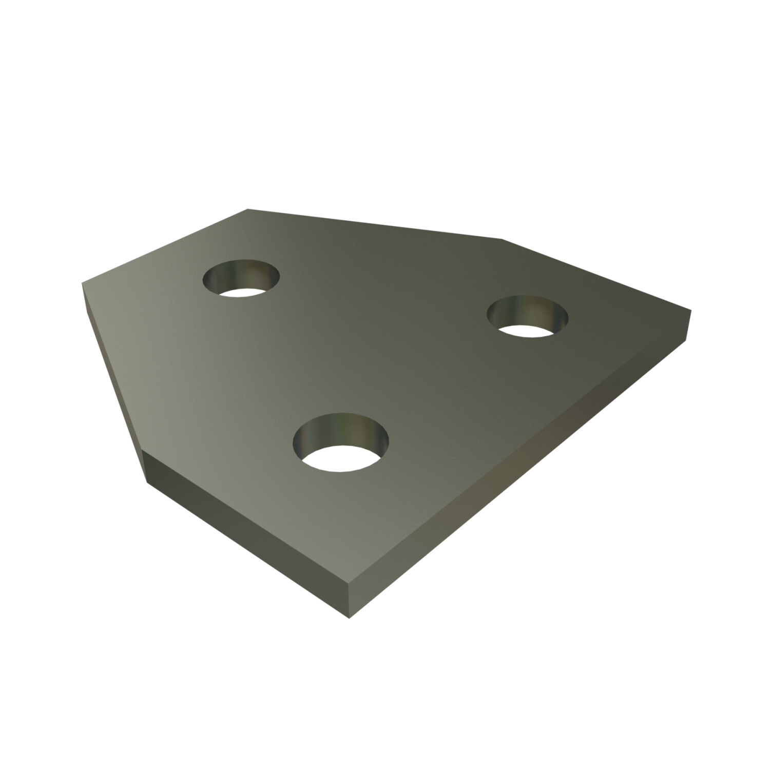 UNISTRUT FITTING, 3-1/2"x 1/4"x 3-1/2", EG