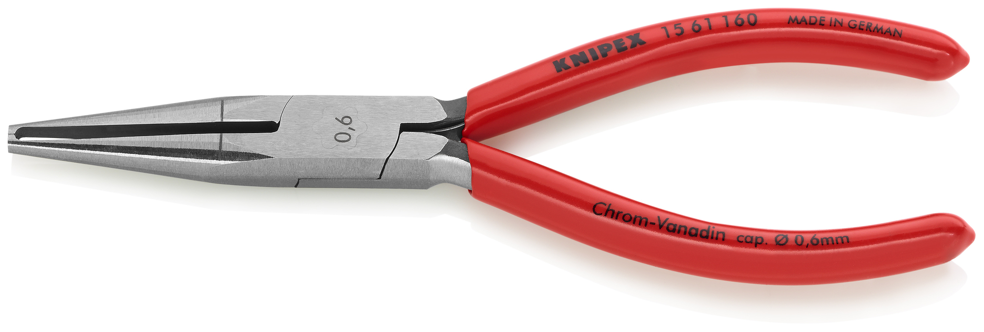 End-Type Wire Stripper 0.6 mm, 6 1/4 in., Non-Slip Plastic