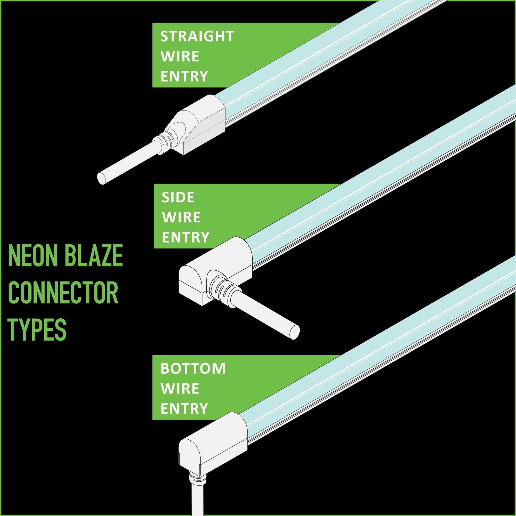 NEON BLAZE Side Bending, 3&quot; Jumper with Frosted top cap and end cap