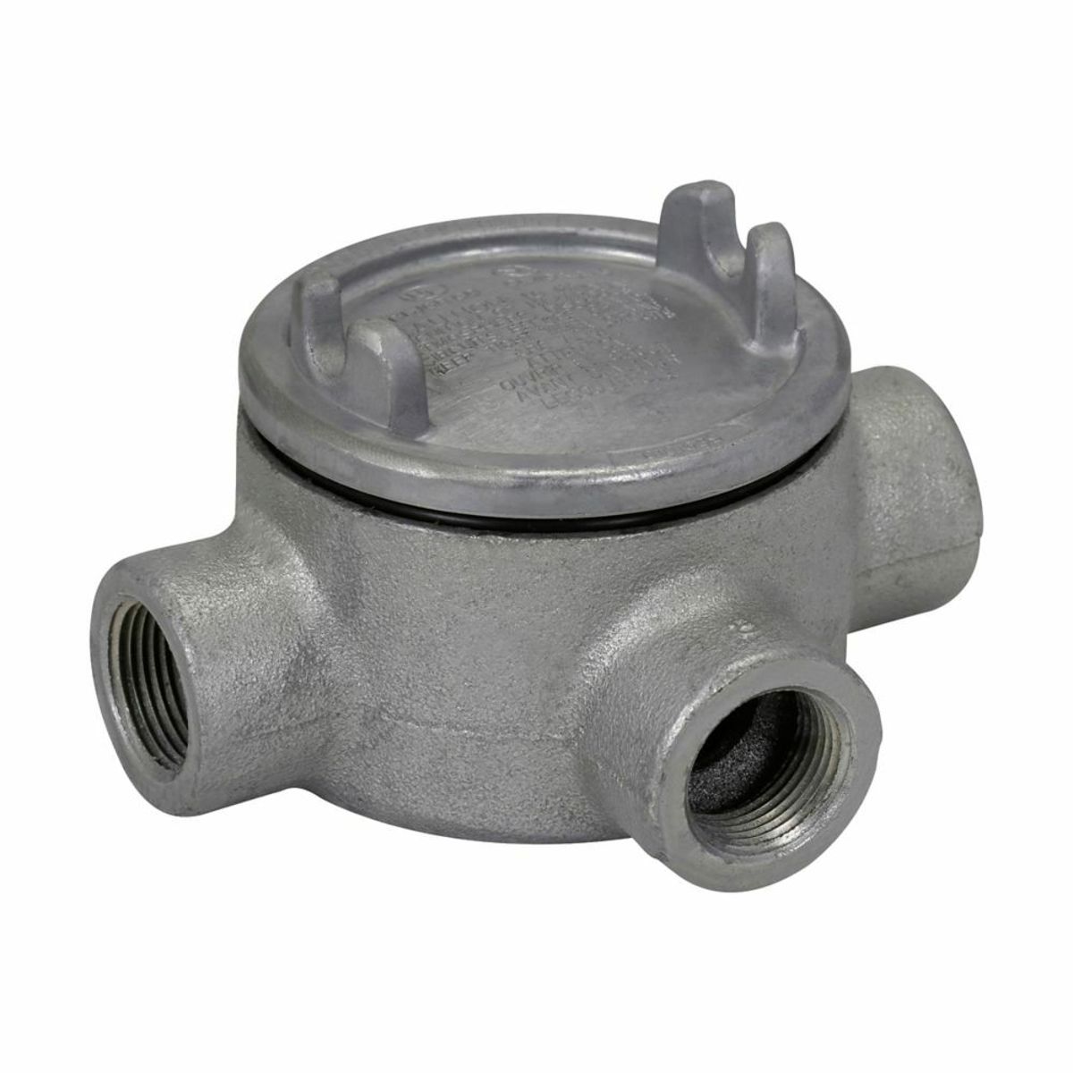 Eaton Crouse-Hinds series Condulet GUA conduit outlet box with co ...