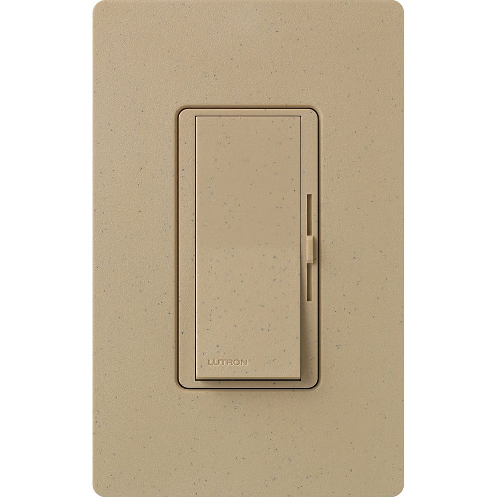 Diva Dimmer - Satin Finish, Magnetic Low-Voltage, 3-way, 120V/600VA (450W) in mocha stone