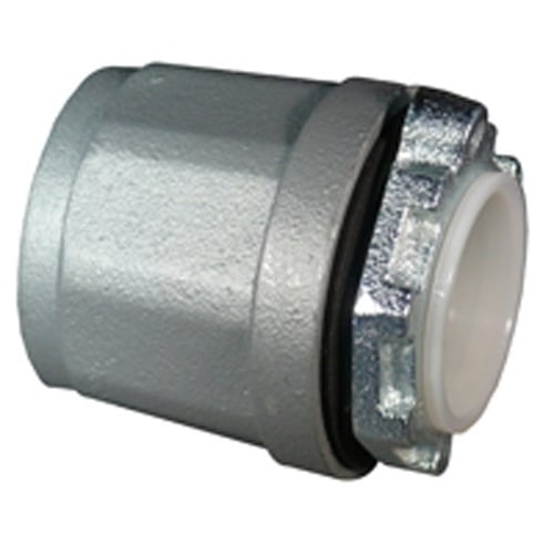 Straight Conduit Hub, 2 inch, Malleable Iron