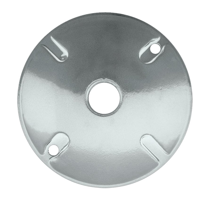 Weatherproof Cover Round 1 Hole, White