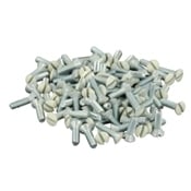 1/2-Inch Long 6-32 Thread, Oval Head Milled Slot Replacement Wallplate Screws, Light Almond