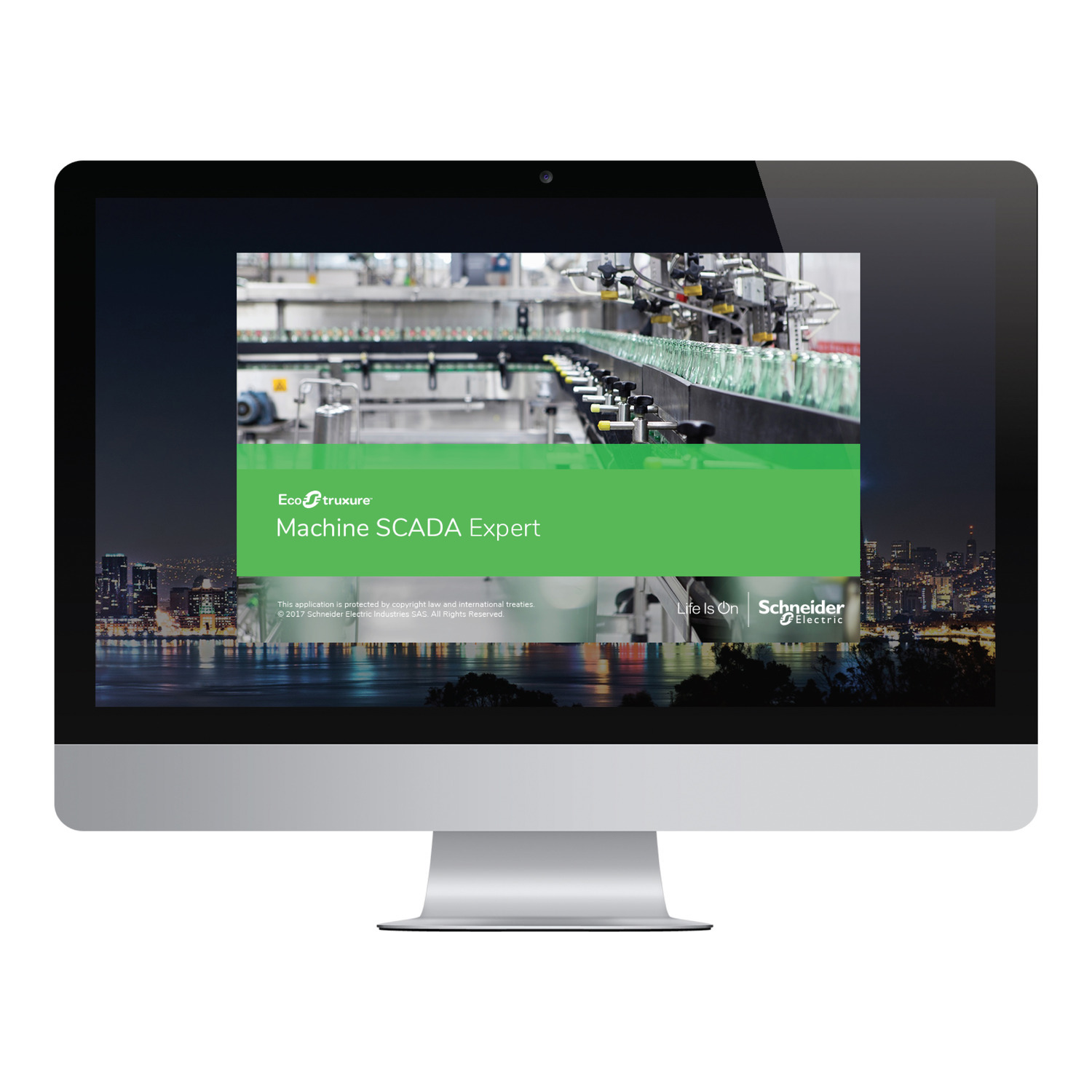 Runtime license, EcoStruxure Machine SCADA Expert, line management plus, 32000 tags, digital