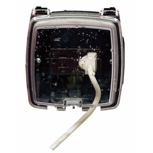 The WEATHER CVR DEEP 1 OR 2 GANG This Plastic In-Use Covers are easy to install and shipped with gasket, mounting screws, base cover assembly, and patented inserts for serve  applications, such as schools and commercial buildings.