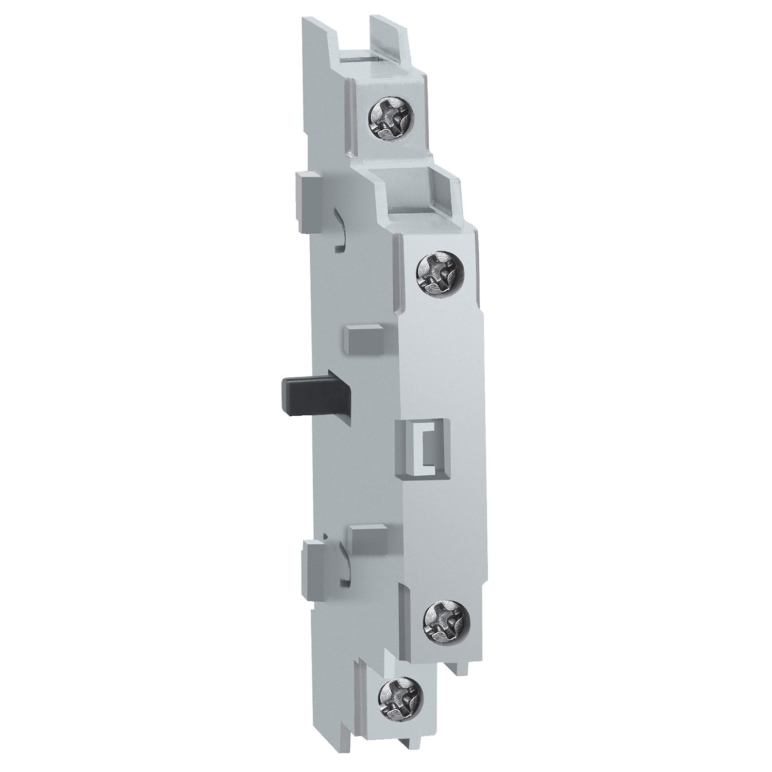 Disconnect switch, TeSys VLS, auxiliary contact block, 1 normally closed and 1 normally open, DIN rail