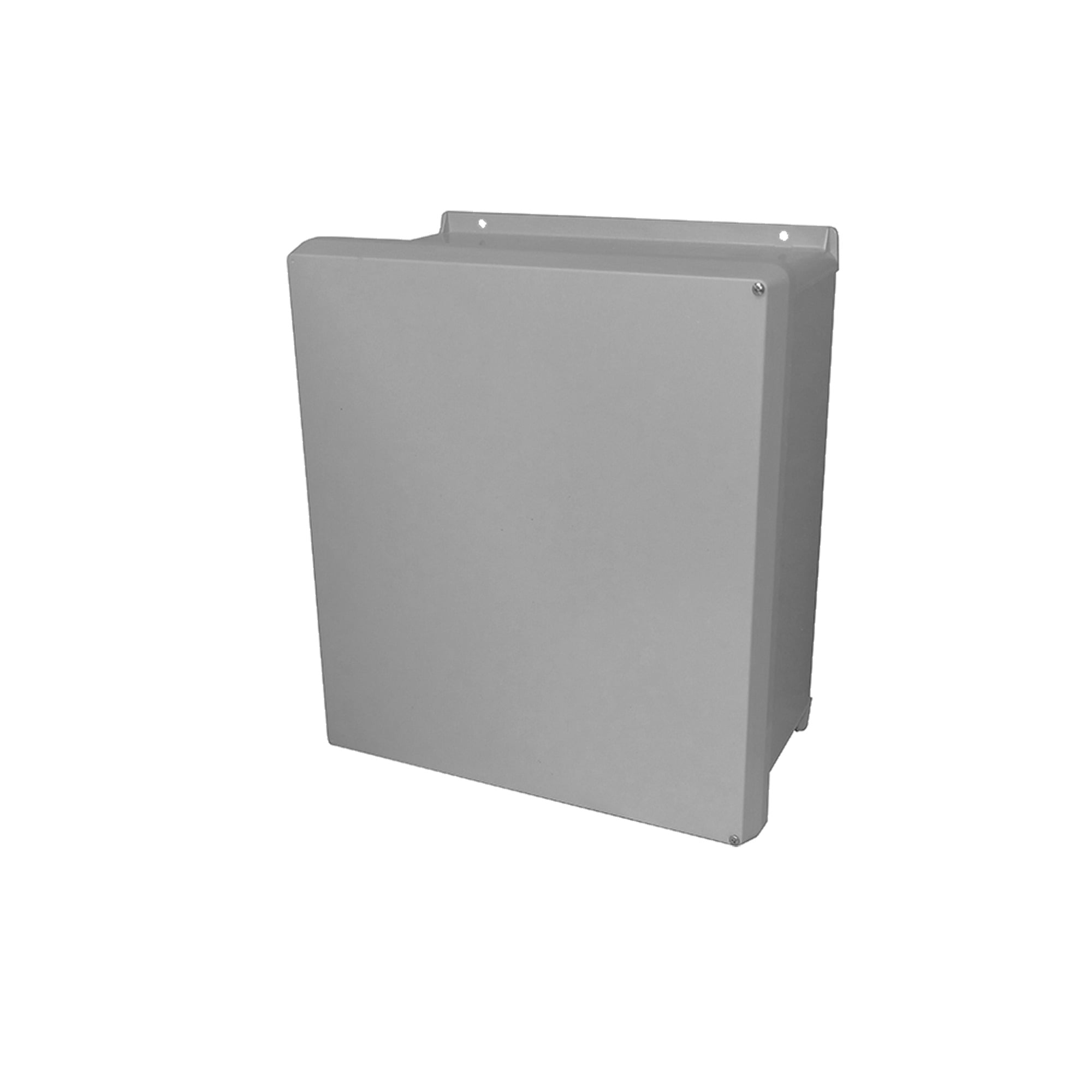 VJ Flat Opaque Cover Type 4X, 17.32x15.32x6.6, Lt Gray, FRP, HW