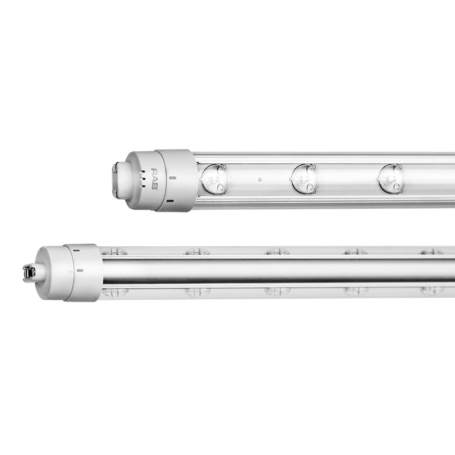 Linear Tubes 3500 Lumens T8 26W 64 Inches Plastic 2 Sided 80CRI 6500K Double Ended Wiring Method Ballast Bypass