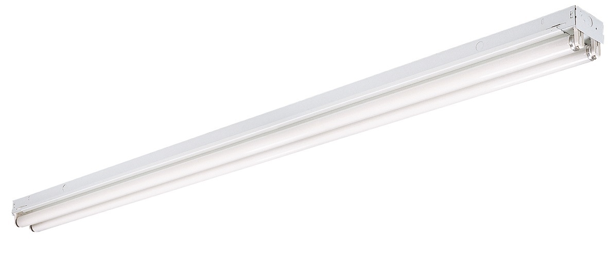 General purpose 1or 2 lamp striplight, Two lamps, 59W T8 (96''), 120V-277V, T8 electronic ballast, SKU - 749228