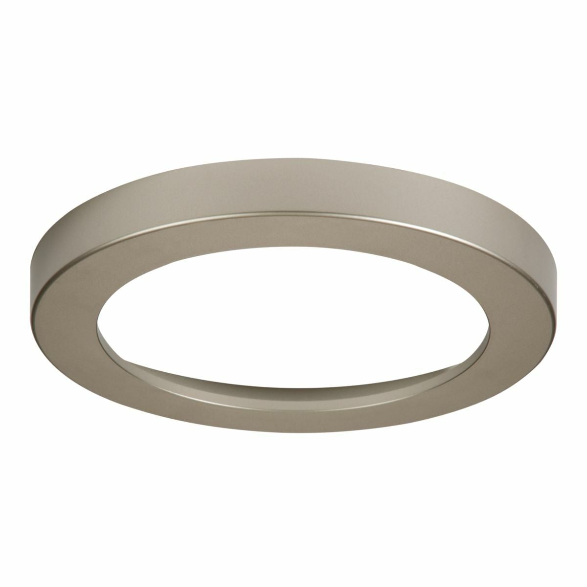 12-inch SMD Round Battery Backup, Satin Nickel Trim