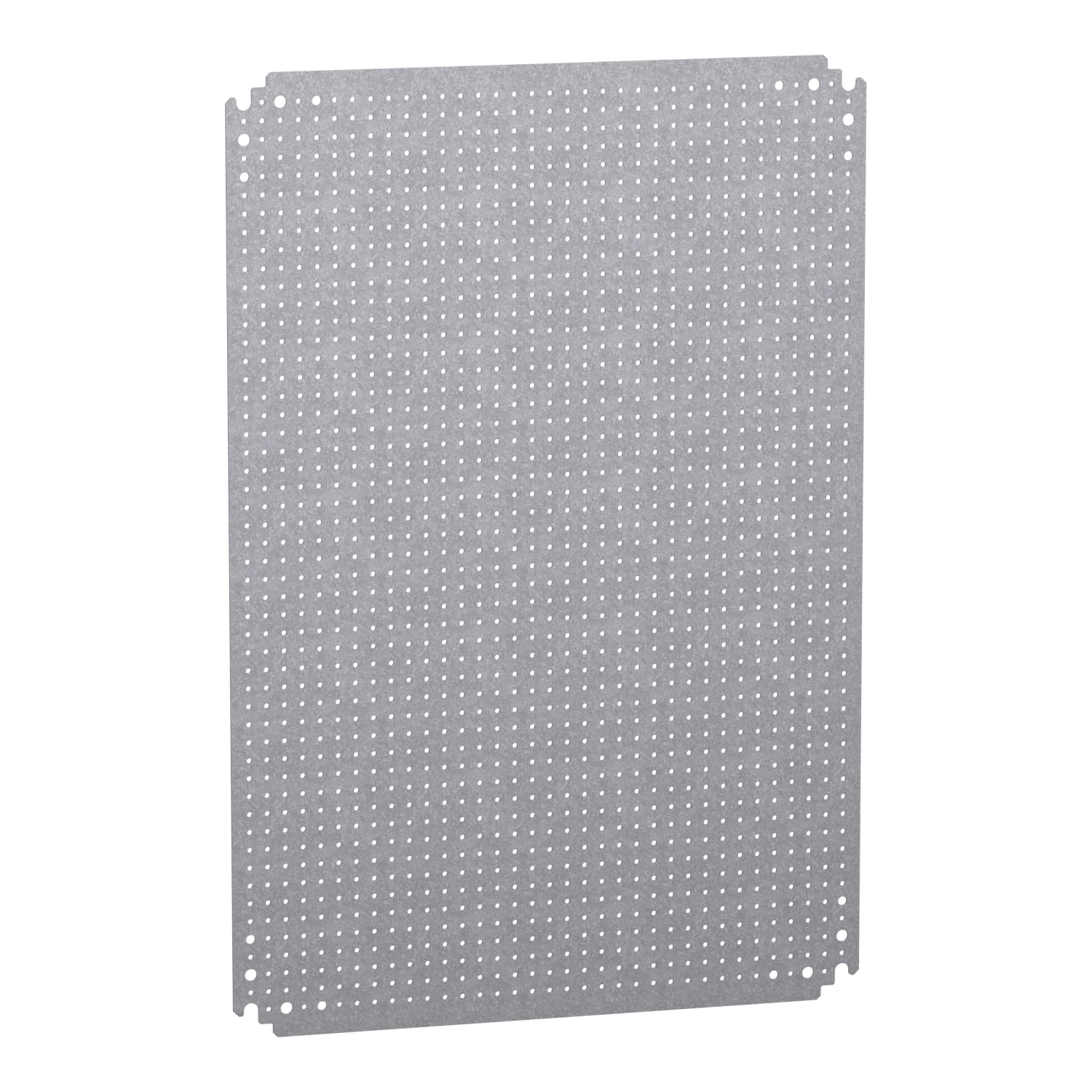 Microperforated mounting plate H700xW500 w/holes diam 3,6mm on 12,5mm pitch
