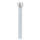 High Performance Cable Tie for Indoor applications, Natural Color Nylon 6.6, Length of 295mm (11.6 Inches) for Bundle Diameter up to 78mm (3.07 Inches), Width of 4.9mm (0.19 Inches), Tensile Strength Rating of 222 Newtons (50 Pounds), Operating Temperature of -60 Degrees Celsius (-76 F) to 85 Degrees Celsius (185 F), UL/EN/CSA62275 Type 2/21S Rated for AH-2 Plenum and as a Flexible Cable and Conduit Support, Bulk Pack