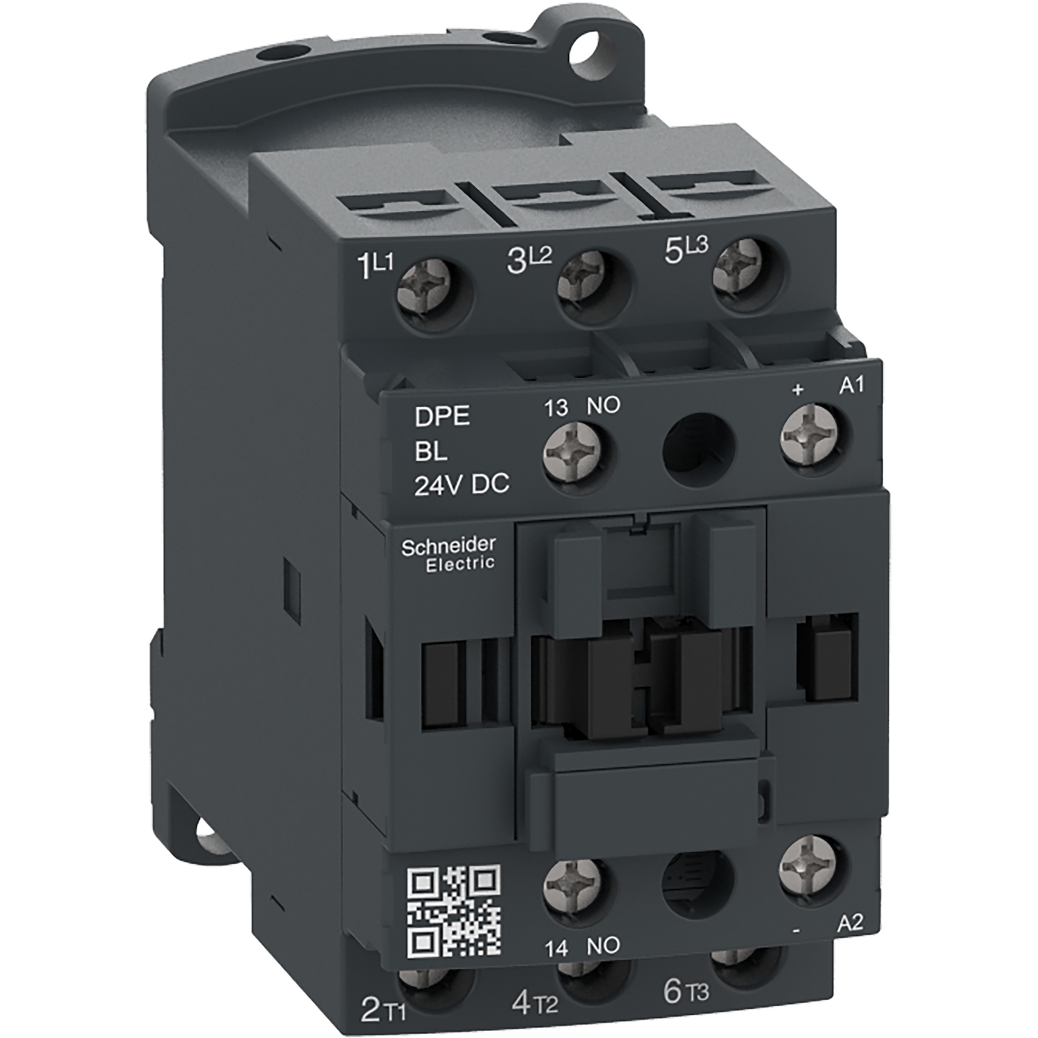 IEC contactor,Easy TeSys DPE,nonreversing,9A,3P,3HP at 480V AC,24V DC coil