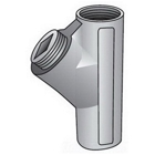 OZ-Gedney Type EY Vertical Sealing Fitting, Size: 3/4 IN, Malleable Iron, Finish: Zinc Electroplated, Connection: Tapered FNPT, Dimensions: 1-5/16 IN Body Diameter X 3-11/16 IN Overall Length, 2 IN Turning Radius, 1.75 OZ Sealing Compound Required,