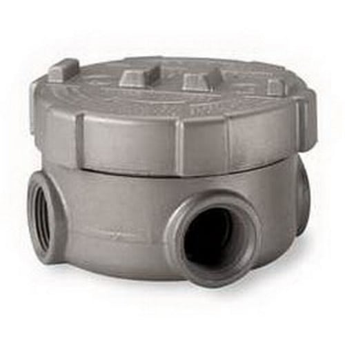 Round Conduit Body, 1 inch, Aluminum, Epoxy Powder Coated
