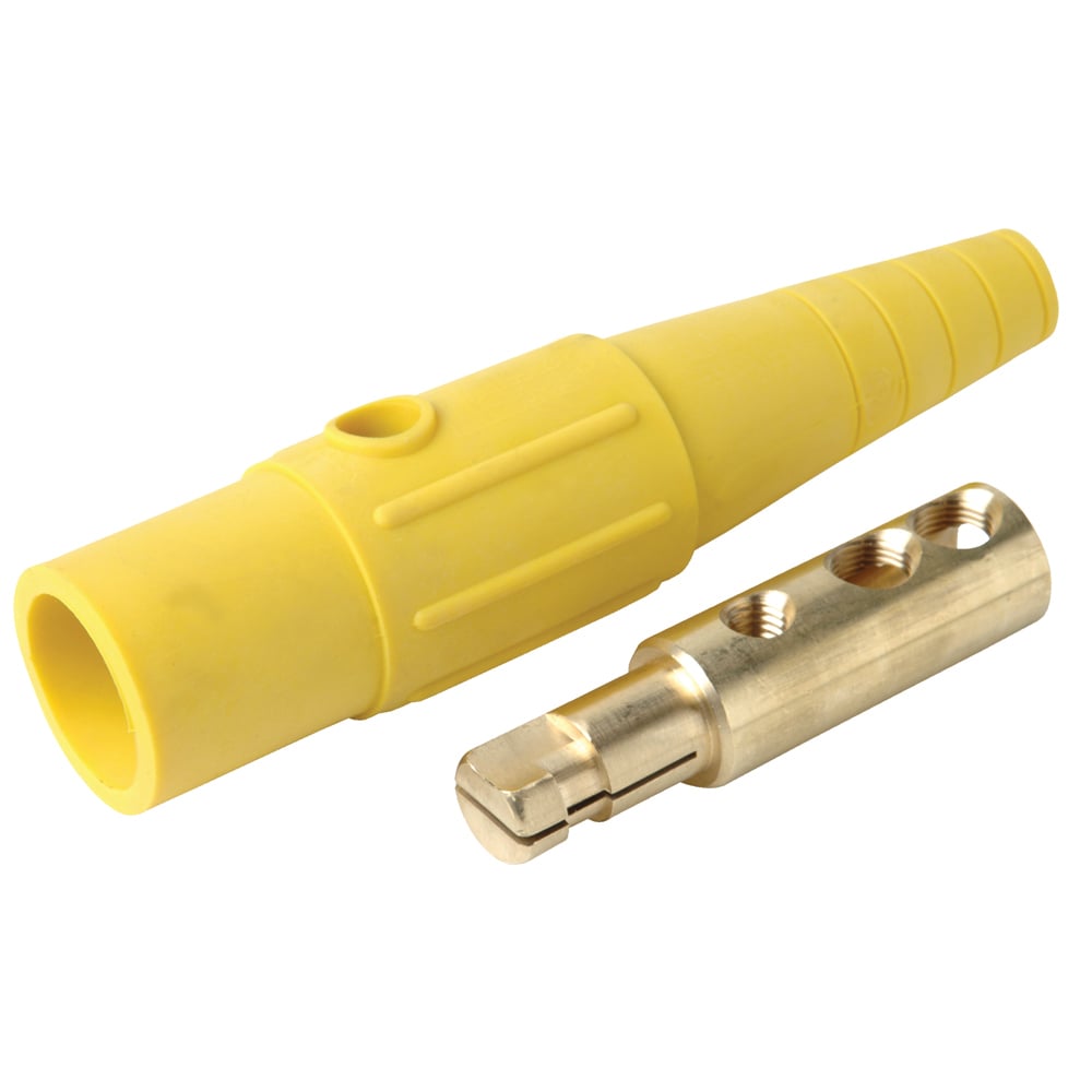 Male Plug #2/0-4/0 400A 600V Yellow