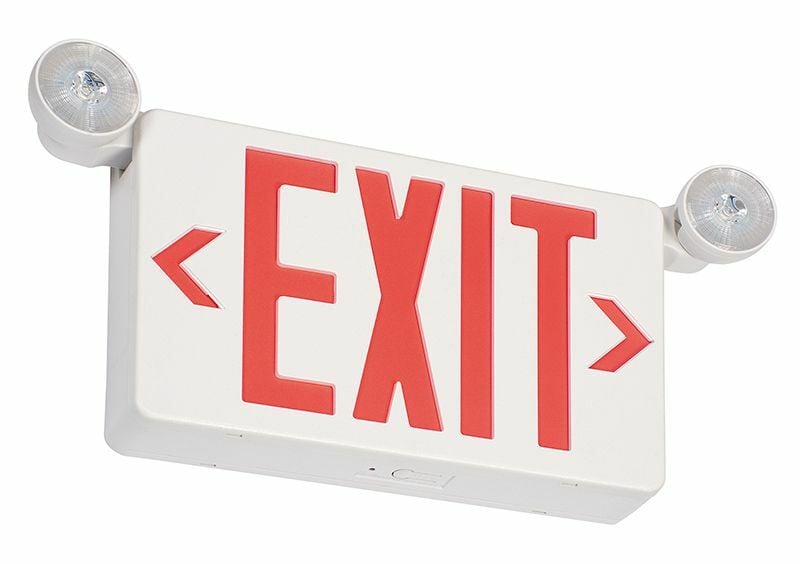 2 - 1W LED Combo, green letters, no remote capability