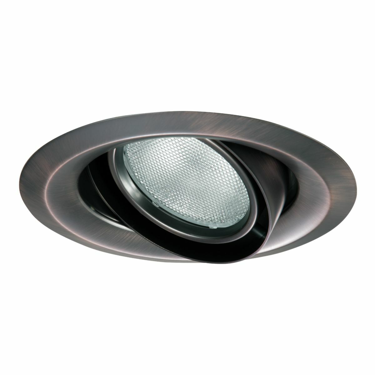 6" Tuscan Bronze Adjust. Double Gimbal & Trim Ring 35-50-degree max. tilt