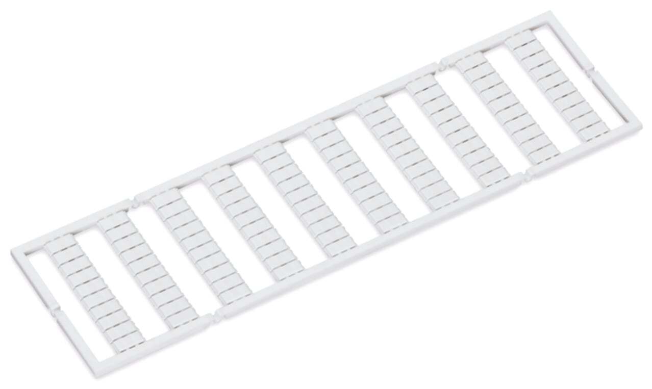 WMB marking card; as card; MARKED; 51 ... 100 (2x); stretchable 5 - 5.2 mm; Horizontal marking; snap-on type; white