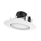 9 Watt LED Directional Retrofit Downlight - Gimbaled - 5 In.-6 In. - 4000K - 120 Volts - Dimmable - White Finish