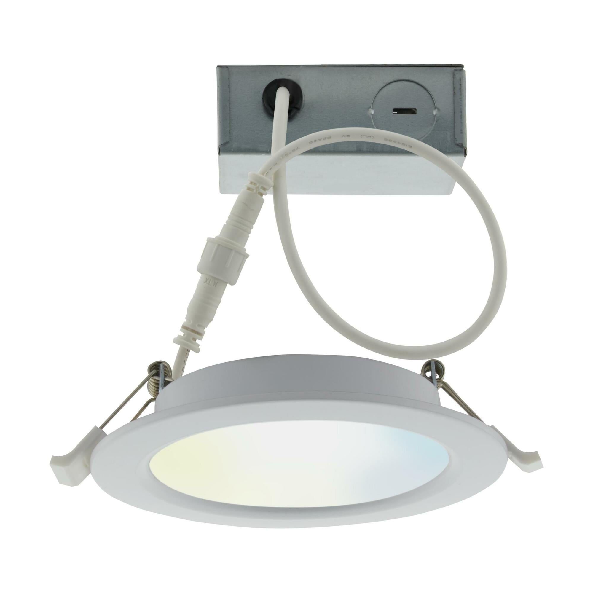10 Watt LED Direct Wire Downlight - 4-Inch - Tunable White - Round - Starfish IOT - 120 Volts - 650 Lumens