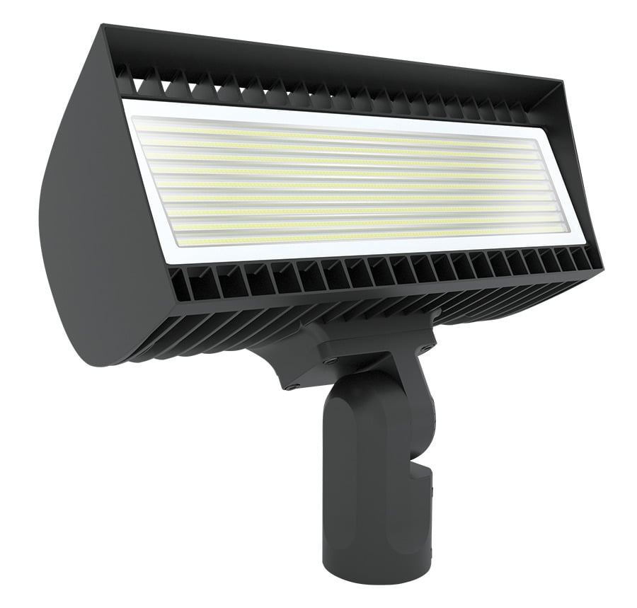 Floodlights 61887-72677 Lumens Flexflood- Large Field Adjustable Power-Cct 445-534W Slipfitter Mount 5000K/4000K 120V-277V Bronze