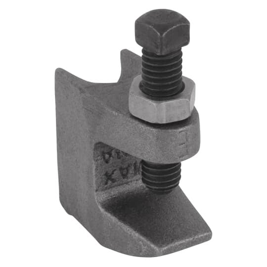 C-Clamp, Junior Top, Rod Size 3/8 Inch, Design Load 350 Pounds, Malleable Iron
