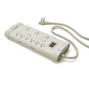 120 Volt/15 Amp, Office Grade Surge Strip, ABS Plastic Enclosure, 6-Ft, 5-15P plug