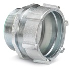 Compression Connector, Concrete Tight, Conduit Size 3 Inches, Length 4 Inches, Material Steel, For use with EMT Conduit