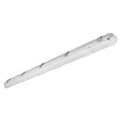 Vapor Tight 3A, IP66, 30/40/50W selectable, 120 347V, 0 10V dimming, 3500/4000/5000K selectable, 4 foot, gray polycarbonate body, emergency back up battery