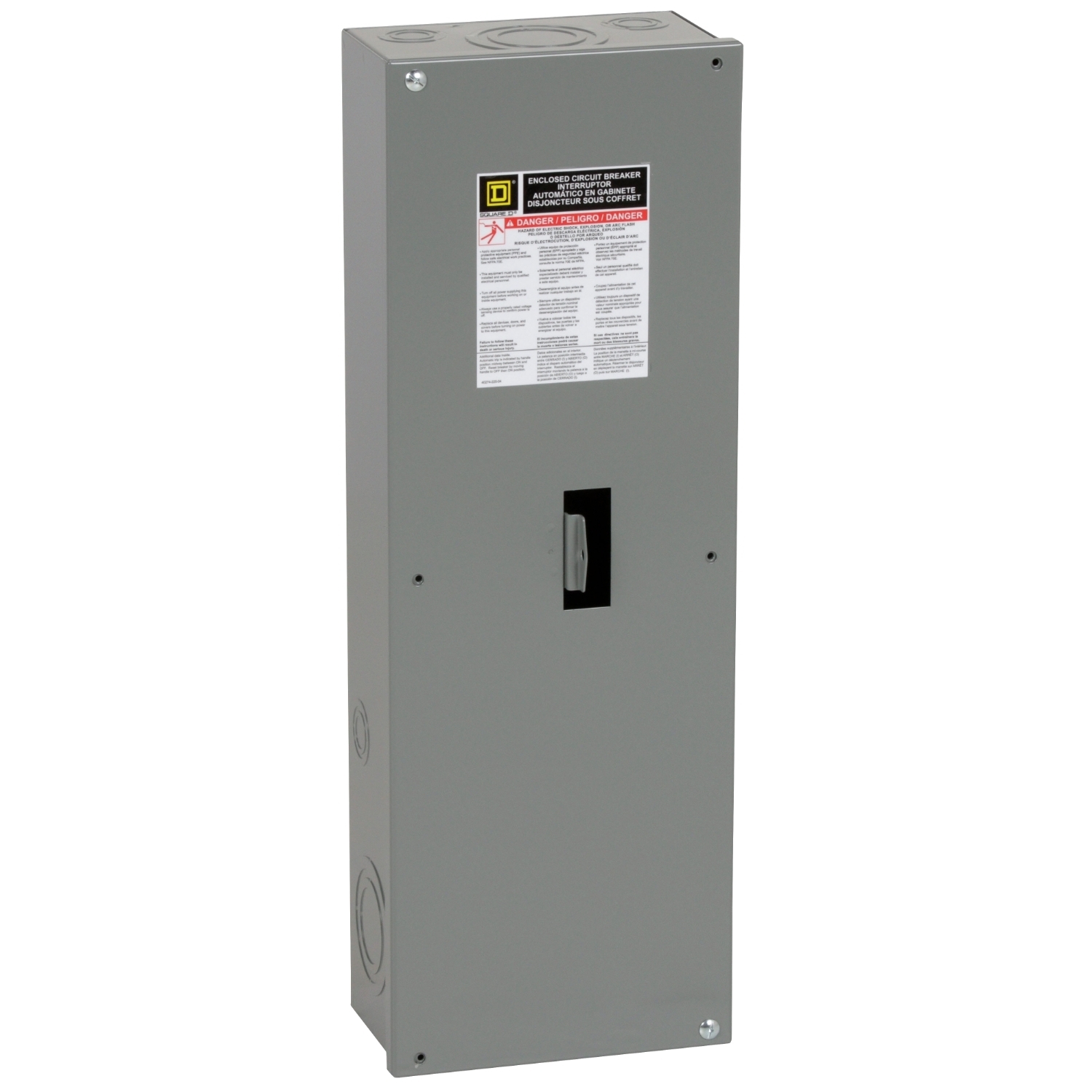JD250S Circuit Breaker Enclosure, Type 1, 150/250 Amp