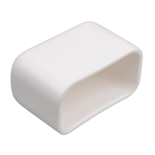 End Cap, Neoprene, Color White, For use with B-1400 series channel.