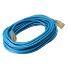 LOW TEMP BLUE EXTENSION CORD W/LIGHTED END