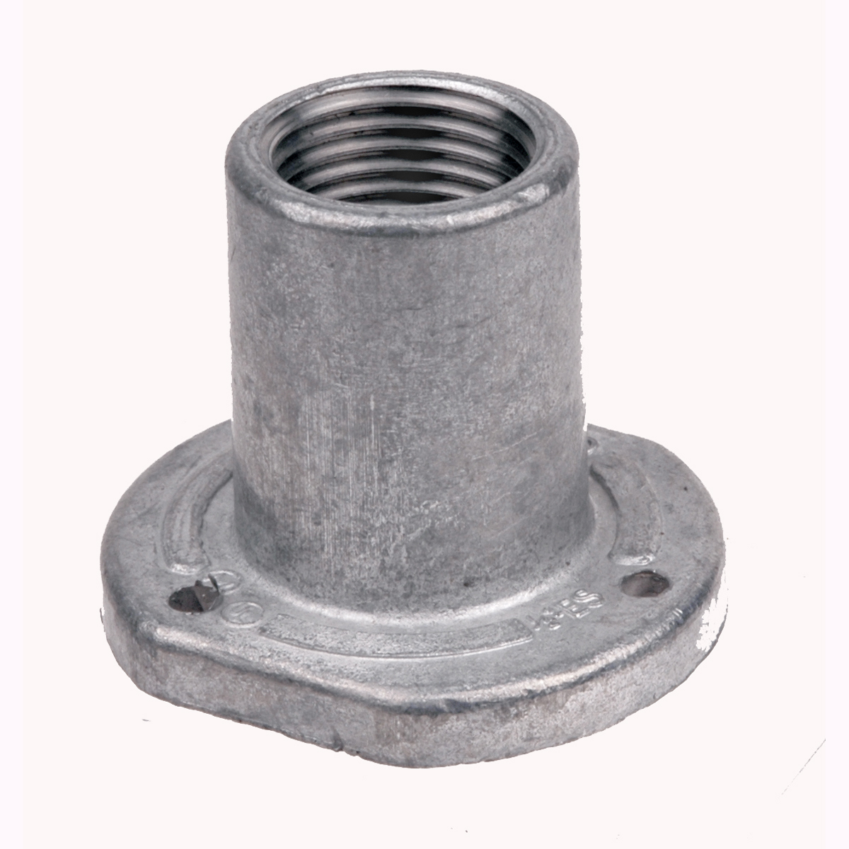 1/2 inch Die Cast Aluminum Straight Insert. For Use with Rigid/IMC Conduit.
