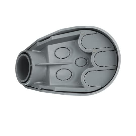 Service Entrance Cap, Size 2-1/2 Inches, Width 7.47 Inches, Material PVC, Color Gray, For use with Schedule 40 and 80 Conduit, Pack of 2