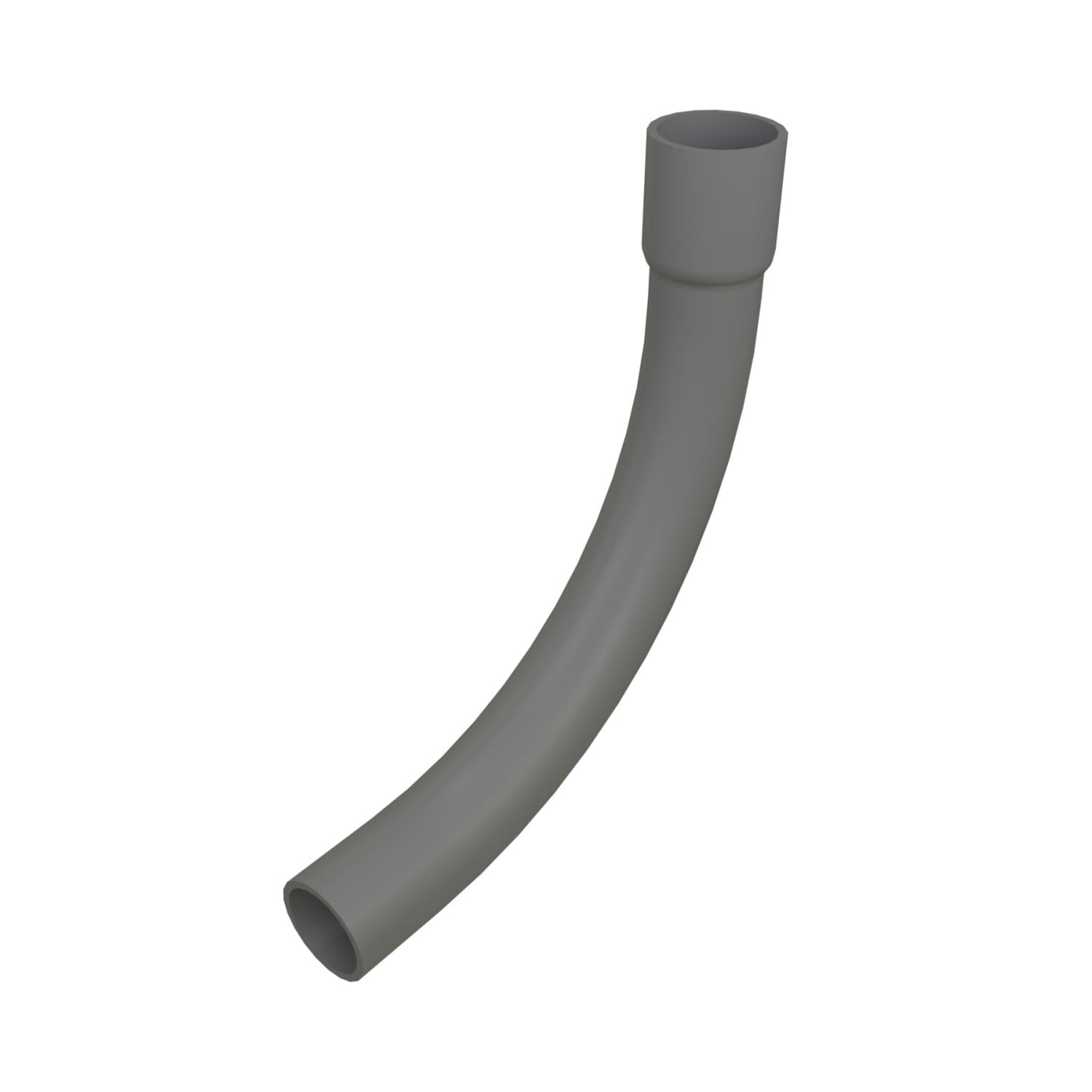 3 in x 90 deg PVC Schedule 80 Elbow, Standard Bend Radius, Plain End