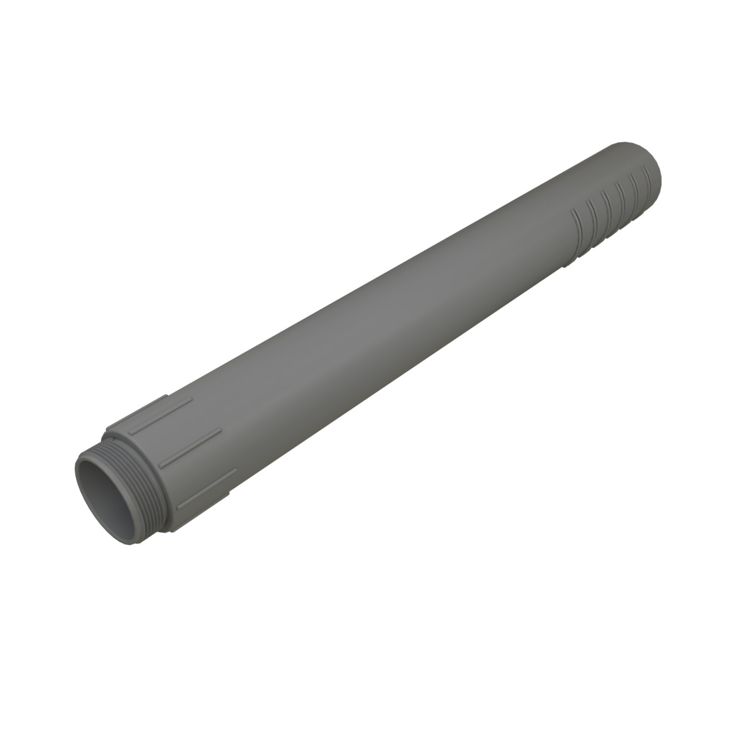 2-1/2 in PVC Slip Meter Riser with Terminal Adapter