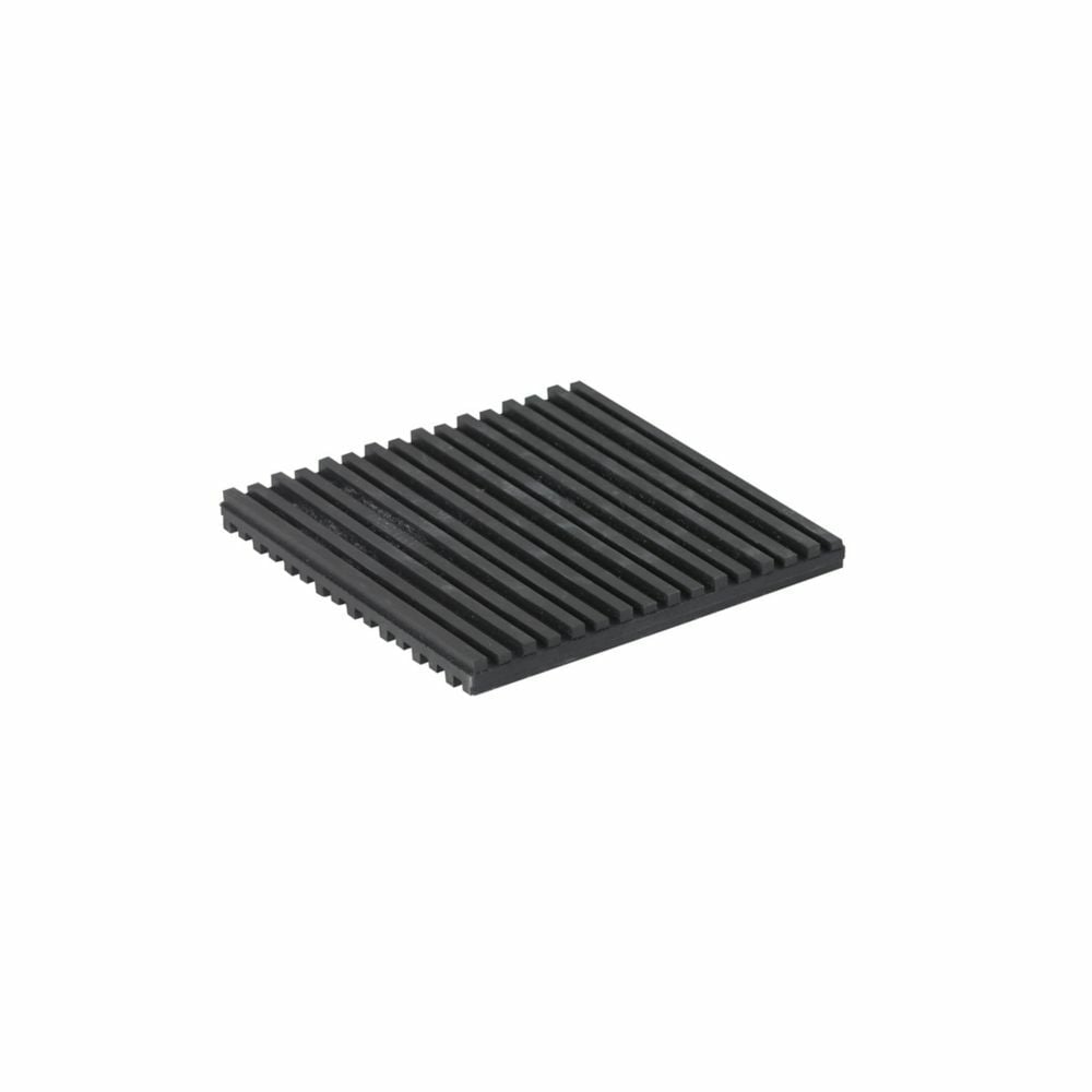 Eaton B-Line series vibration isolation pads, Air conditioner, cooling towers, compressors, fans, 1/8" deflection, 800 lbs load cap, Oil-resistant neoprene, Non-skid, NNP type-ribbed neoprene vibration pad