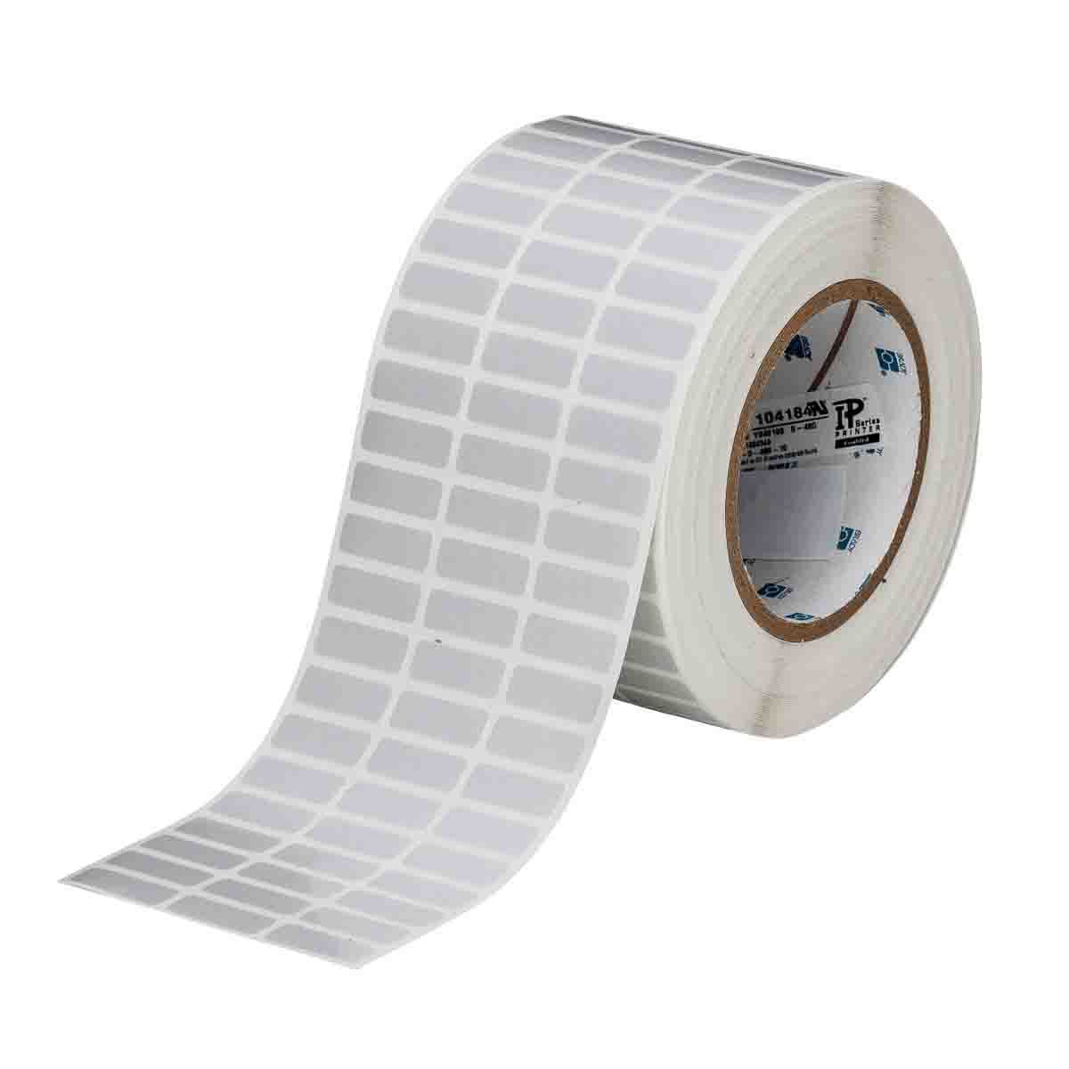 Lbl Polyester 0.375inx1in LT GR 10000/RL