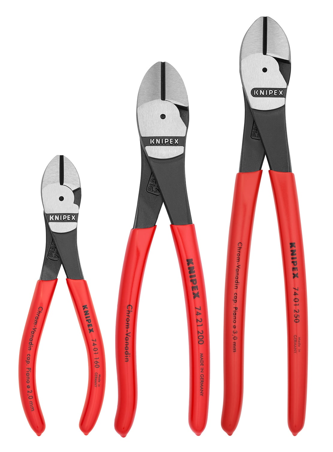 3 Pc Diagonal Cutters Set