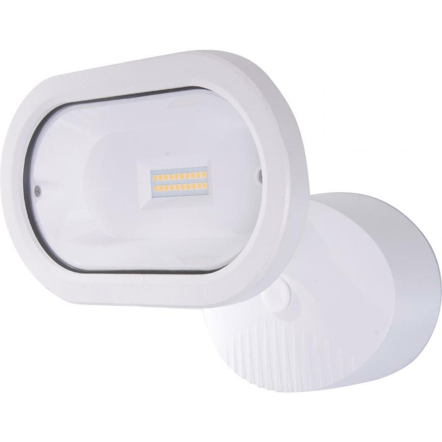 65-105 Nuvo Signature 1-Module 1-Head Utility Security Light Fixture, (1) LED Lamp, 120 VAC, White Housing
