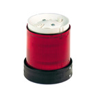 Indicator bank, Harmony XVB, illuminated unit, plastic, red, 70mm, steady, integral LED, 24V AC/DC
