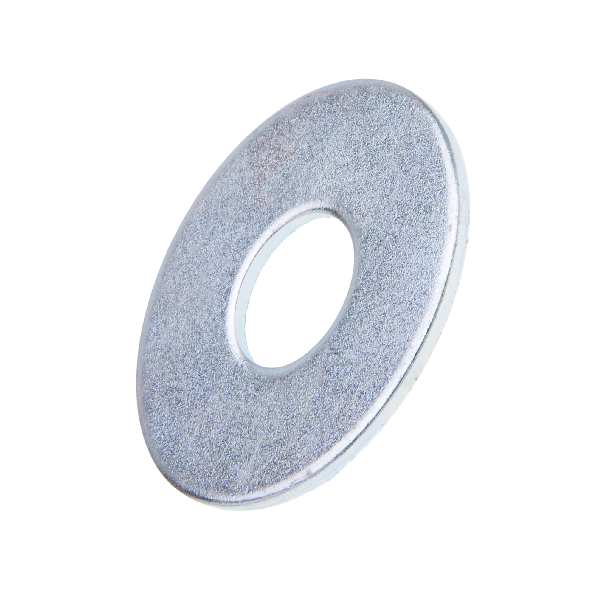 Fender Washer, Steel material, Zinc Chromate finish, 1/2 in. inside diameter, 2 in. outside diameter, 100 per pack, 1/2 in. fits bolt sizes