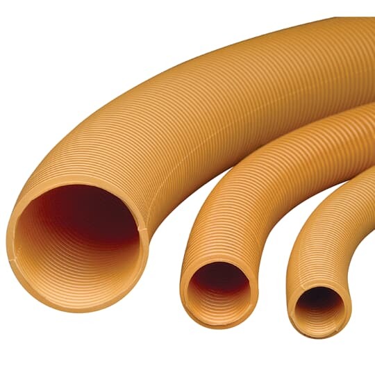 2 Inch Resi-Gard orange non-metallic flexible raceway with tape, reel length-500 foot.