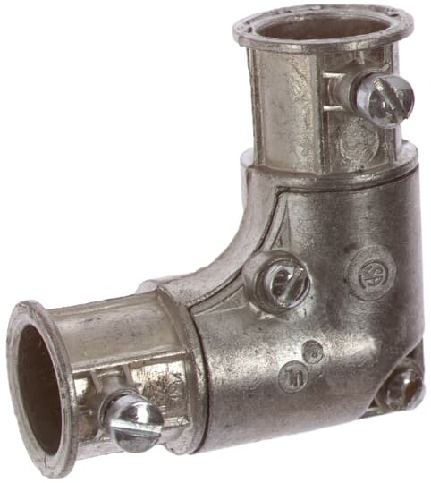 Coupling, Capped Corner, Conduit Size 3/4 Inch, Length 2.00 Inch, Opening Size 1.25 Inch, Die Cast Zinc