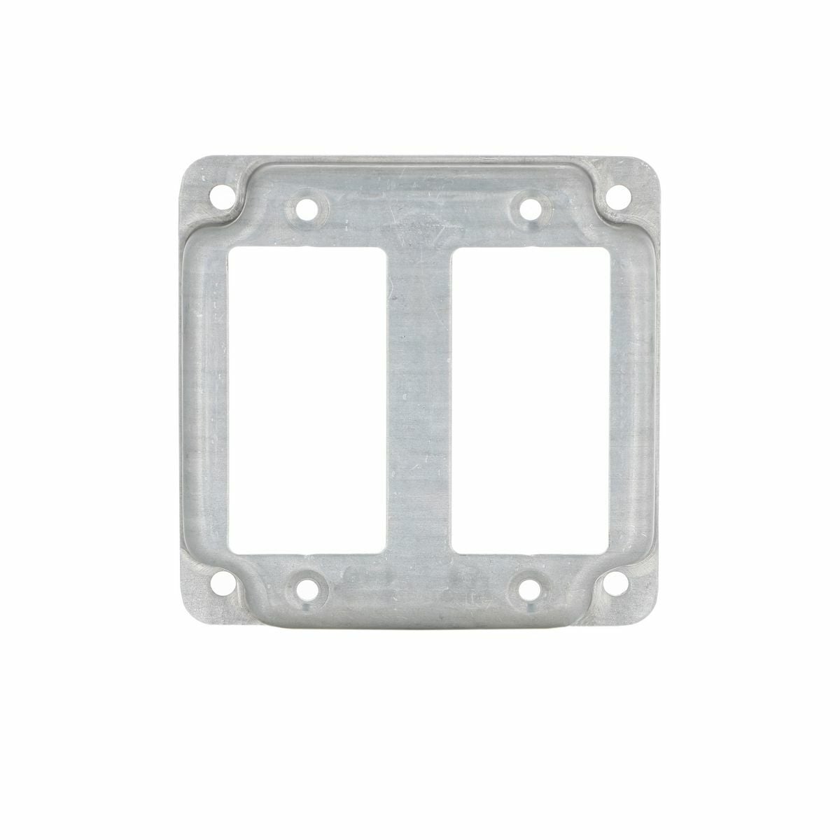 4 In. Square Exposed Work Covers - Raised 1/2 In., 2 GFCI