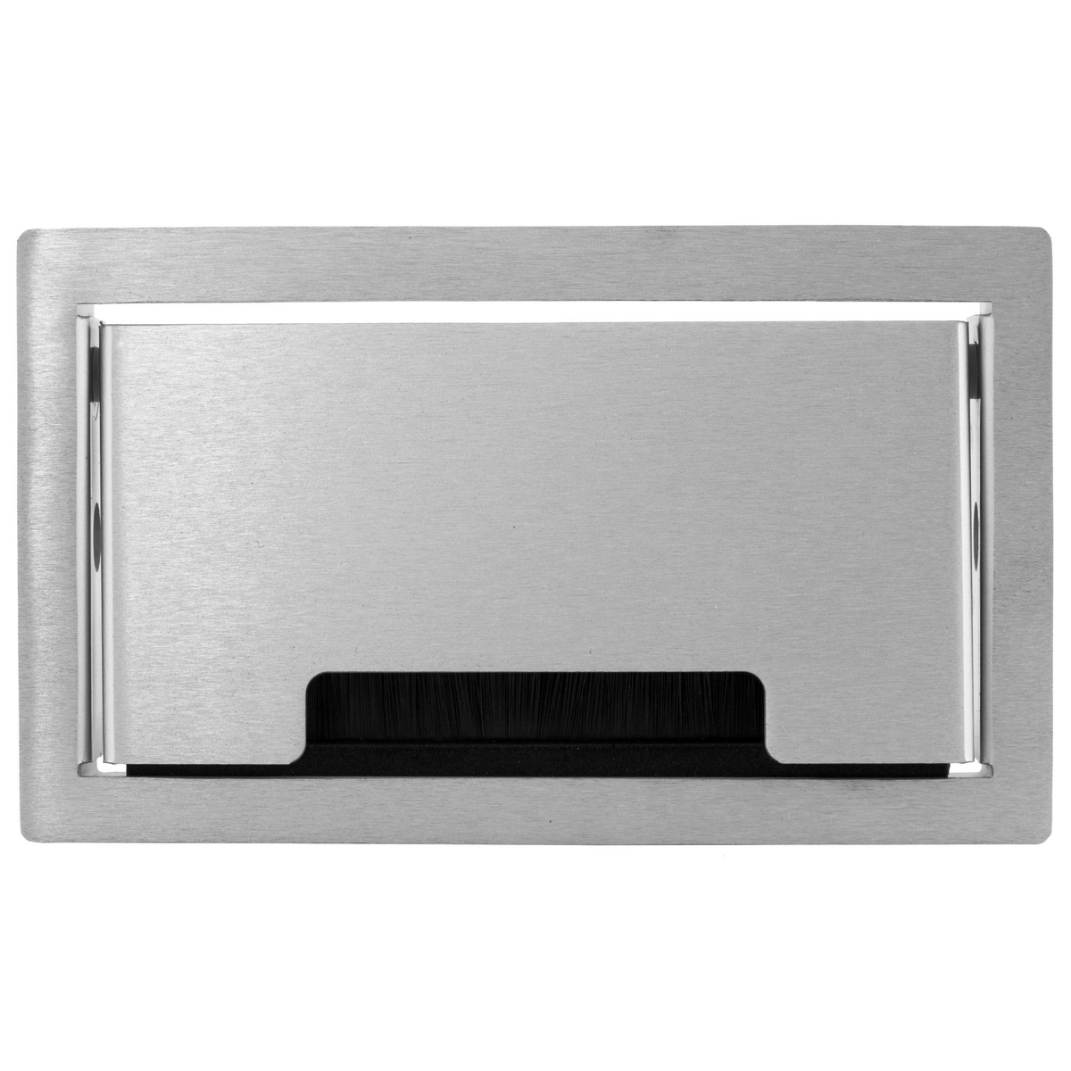 Furniture Connectivity Boxes, Work Surface, Grommet Style, Surface Unit, Aluminum