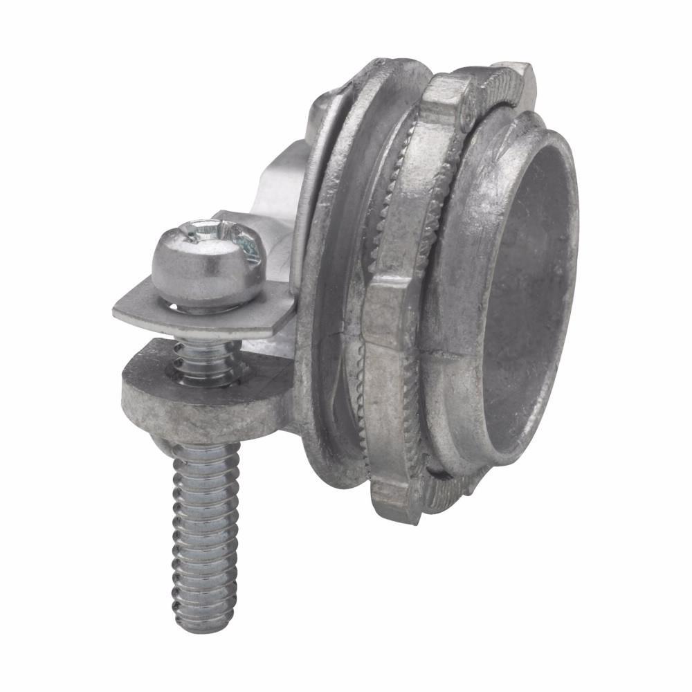 2632 Cable Connector, 1 in Trade, 3 Conductors, 0.35 to 0.92 in Cable Openings, Die Cast Zinc